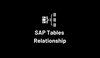 SAP Table Relations