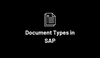 Document types in SAP