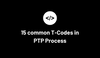 15 common T-Codes in PTP process