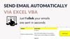 Send emails automatically via Excel VBA