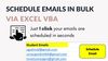 Bulk Email Scheduler via Excel VBA