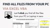 📂 Retrieve All Files from Your PC or Laptop using Excel VBA 🖥️